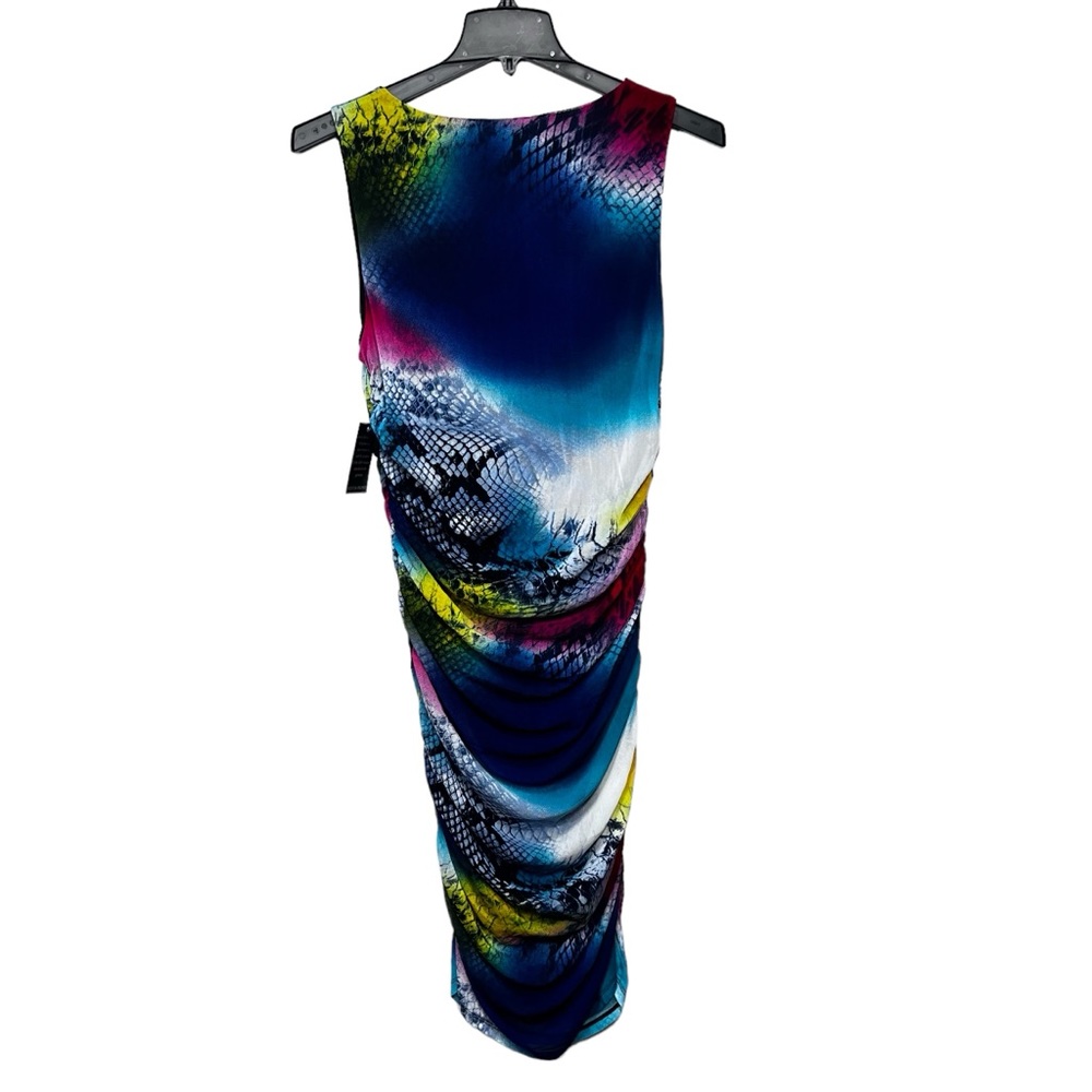 Boston Proper Snakeskin Mesh Multi Colored Dress Sz XL NWTS